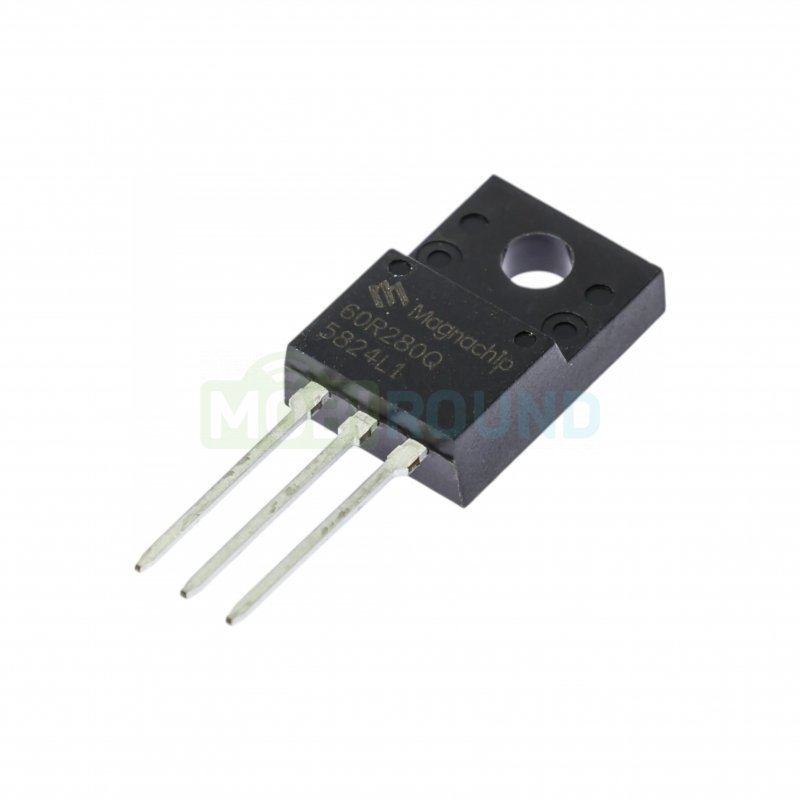 Полевой транзистор Magnachip N-MOSFET 650 В/13.8 А (MMF60R280QTH (TO-220F))