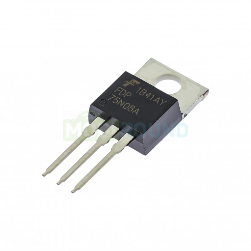 Полевой транзистор ONS N-MOSFET 75 В/75 А (FDP75N08A (TO-220))