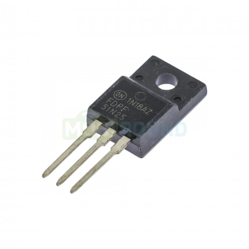 Полевой транзистор ONS N-MOSFET 250 В/51 А (FDPF51N25 (TO-220F))