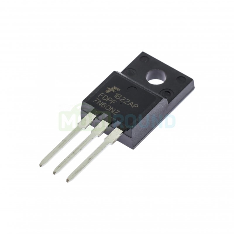 Полевой транзистор ONS N-MOSFET 600 В/6.5 А (FDPF7N60NZ (TO-220F))