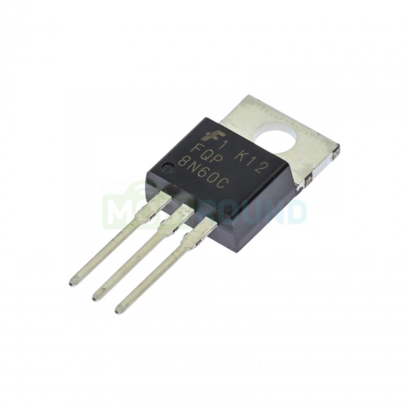 Полевой транзистор ONS N-MOSFET 600 В/7.5 А (FQP8N60C (TO-220))