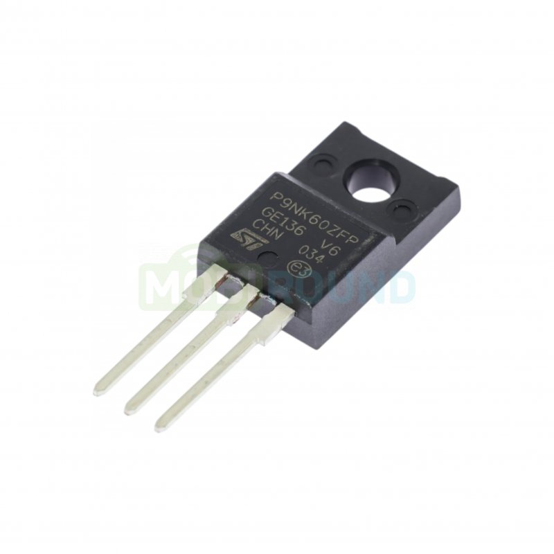 Полевой транзистор STM N-MOSFET 600 В/7 А (STP9NK60ZFP (TO-220FP))