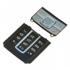 Клавиатура для Nokia 6280 (черный с серым)