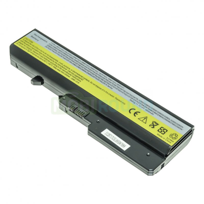 Аккумулятор для ноутбука Lenovo IdeaPad G565 / IdeaPad B470 / IdeaPad Z380 и др. (L09C6Y02) 11.1 В, 4400 мАч