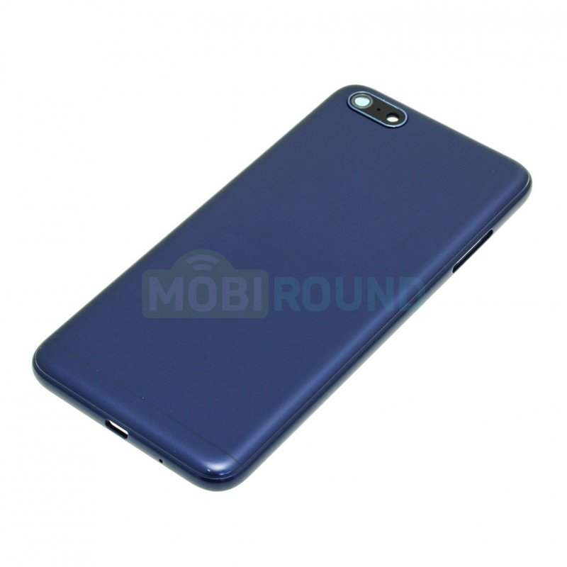 Задняя крышка для Huawei Y5 (2018) 4G (DRA-L21) Y5 Lite (2018) 4G (DRA-LX5) Y5 Prime (2018) 4G (DRA-LX2) синий