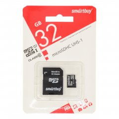 Карта памяти Smartbuy MicroSDHC 32Gb (class 10)