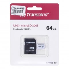 Карта памяти Transcend MicroSDXC 64Gb (class 10)