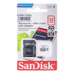 Карта памяти SanDisk MicroSDHC 32Gb (class 10)