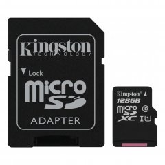 Карта памяти Kingston MicroSDXC 128Gb (class 10)