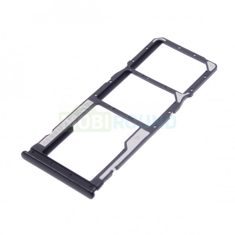 Держатель сим карты (SIM) для Xiaomi Redmi Note 8 / Redmi Note 8T, черный
