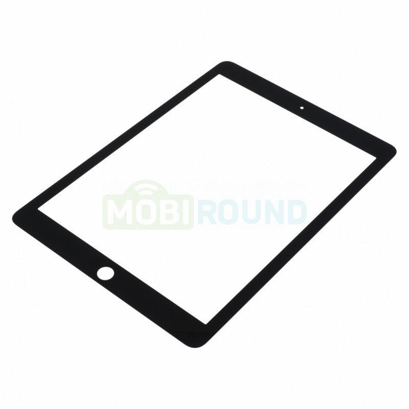 Стекло модуля для Apple iPad Air 2, черный, AA