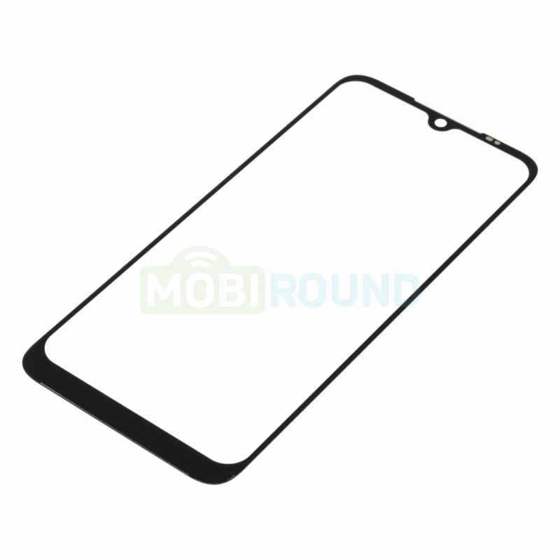 Стекло модуля для Xiaomi Redmi Note 8T, черный, AA