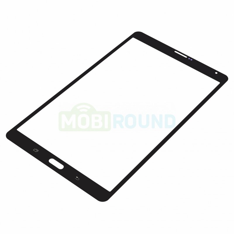 Стекло модуля для Samsung T705 Galaxy Tab S 8.4G, AA, черный