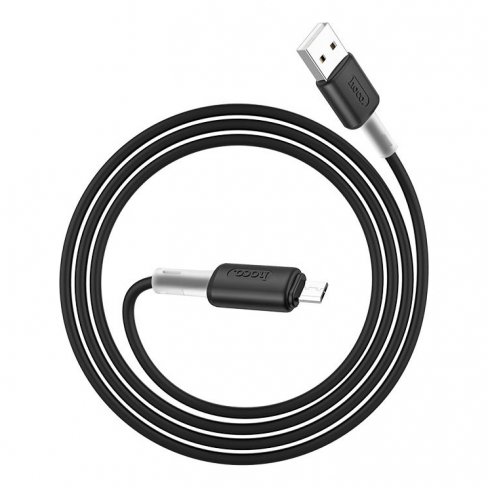 Дата-кабель Hoco X48 USB-MicroUSB, 1 м (черный)