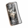 Противоударное стекло 2D FaisON Ceramics GL-02 Anti-shock для Apple iPhone 7 / iPhone 8 / iPhone SE (2020) и др. (полное олеофобное покрытие / гибкое)