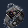 Противоударное стекло 2D Hoco для Apple Watch S4 (40 мм) / Watch S5 (40 мм) / Watch S6 (40 мм) и др. (полное покрытие)