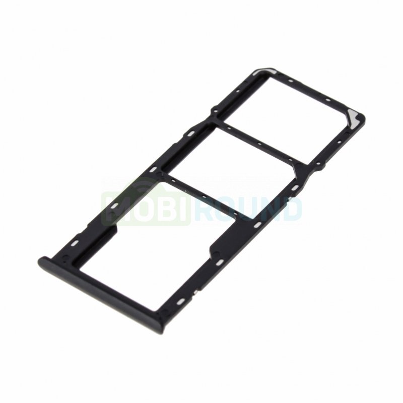 Держатель сим карты (SIM) для Realme 5, черный