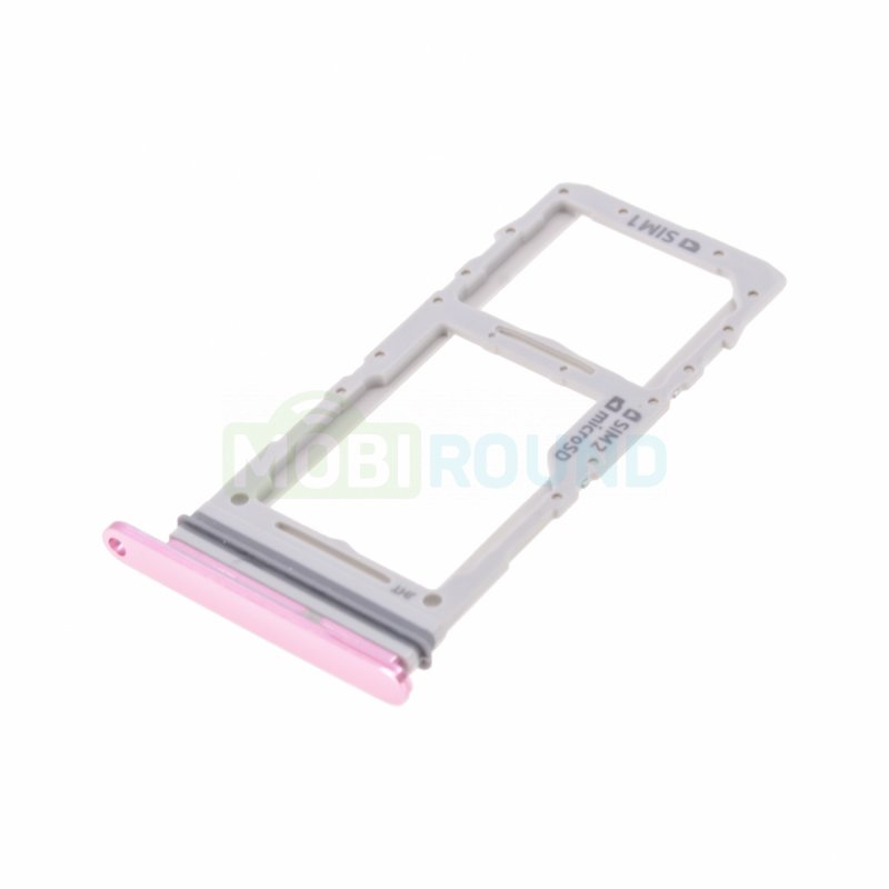Держатель сим карты (SIM) для Samsung G980 Galaxy S20 / G985 Galaxy S20+ / G988 Galaxy S20 Ultra, розовый