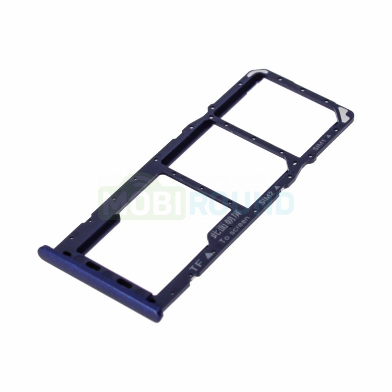 Держатель сим карты (SIM) для Realme 2, синий