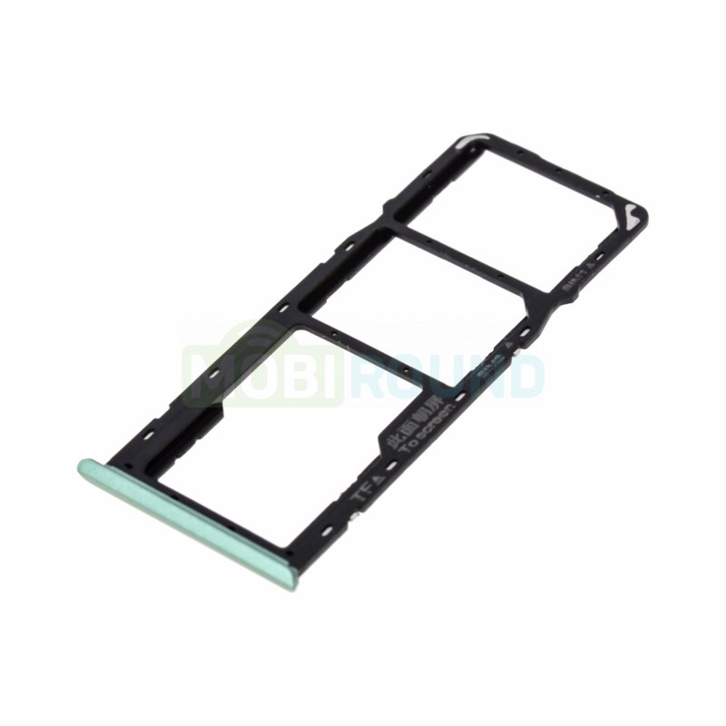 Держатель сим карты (SIM) для Realme C11 (2020) C11 (2021) зеленый
