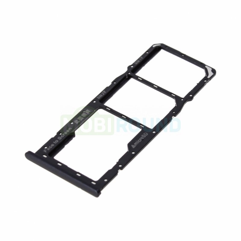 Держатель сим карты (SIM) для Realme C2, черный