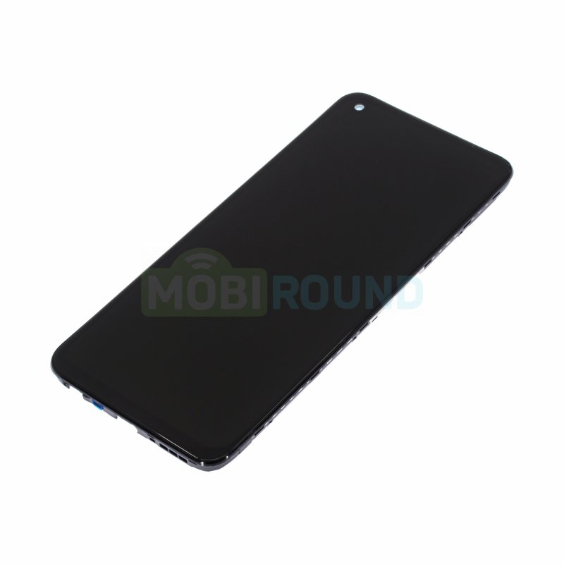Дисплей для OPPO A96 4G (в сборе с тачскрином) в рамке, черный
