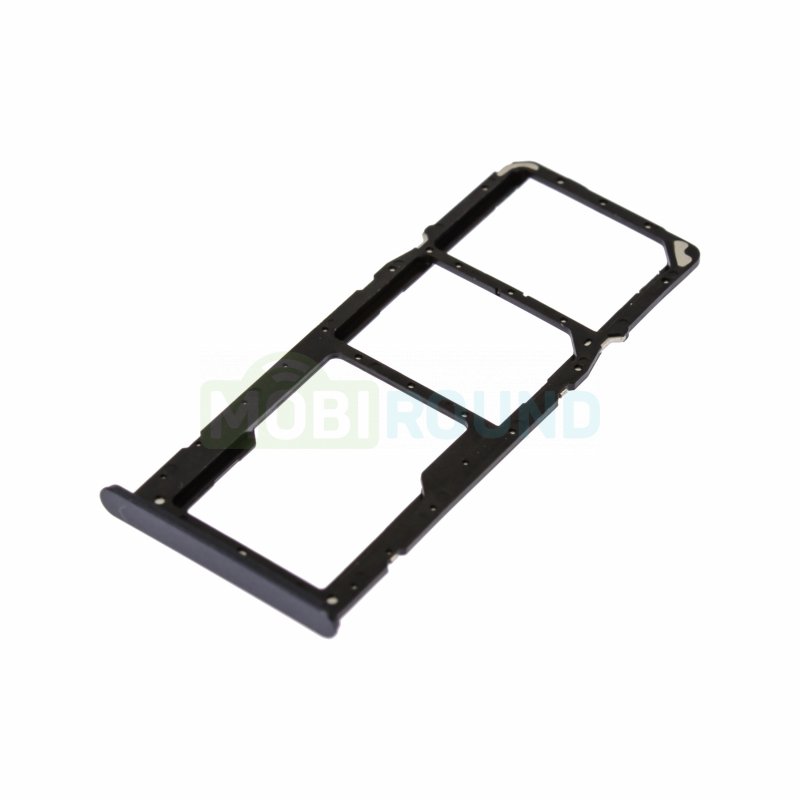 Держатель сим карты (SIM) для Realme C35, черный