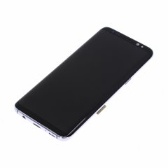 Дисплей для Samsung G950 Galaxy S8 (в сборе с тачскрином) в рамке (фиолетовый, premium)
