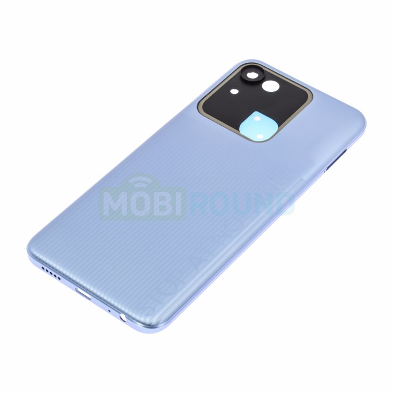 Задняя крышка для Tecno Spark Go (2022) голубой