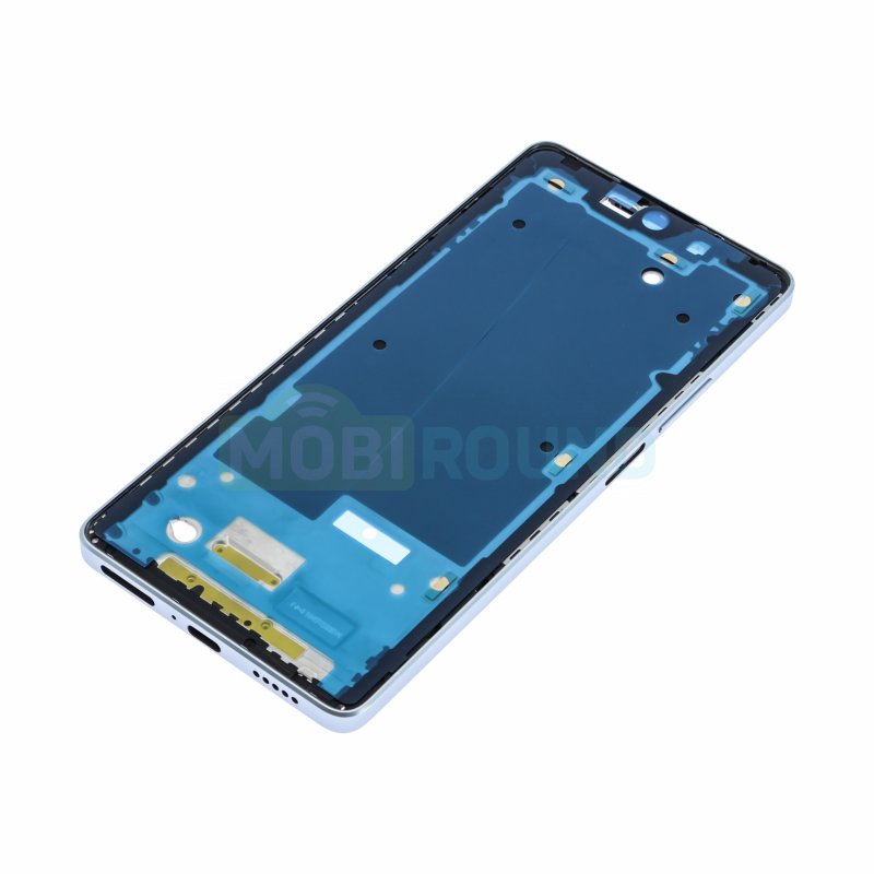 Рамка дисплея для POCO F5 5G (в сборе) голубой