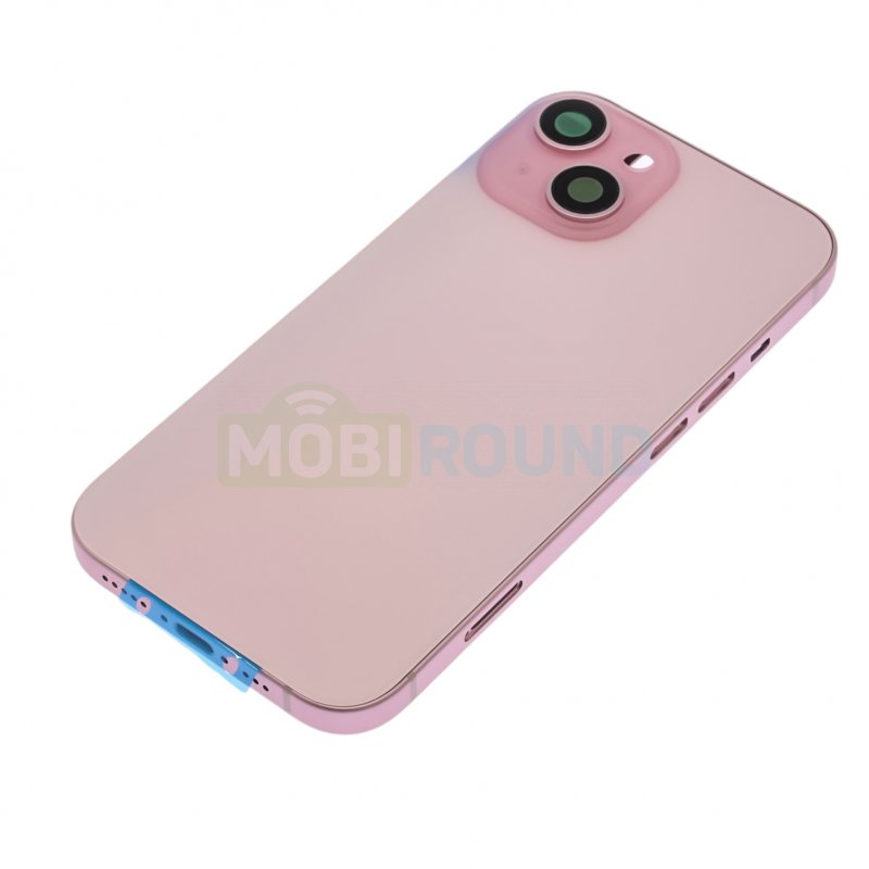 Корпус для Apple iPhone 15, розовый, AAA