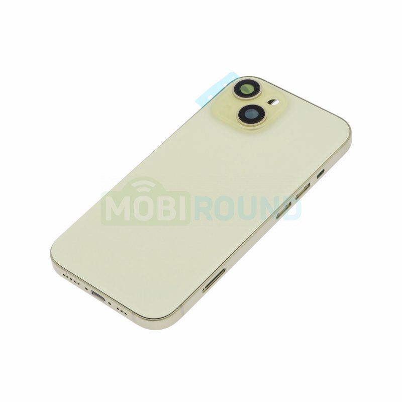 Корпус для Apple iPhone 15, желтый, AAA