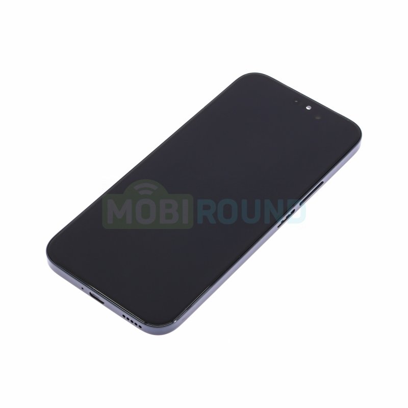 Дисплей для Honor X8b 4G / 200 Lite 4G (в сборе с тачскрином) в рамке, черный, 100%