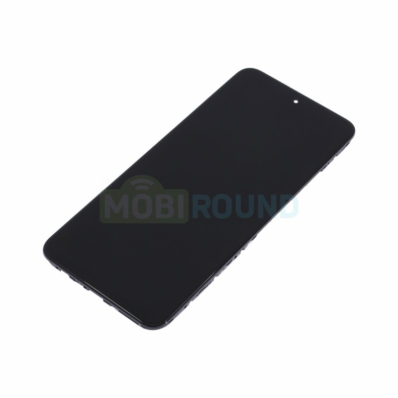 Дисплей для Honor X7b 4G (в сборе с тачскрином) в рамке, черный, AAA