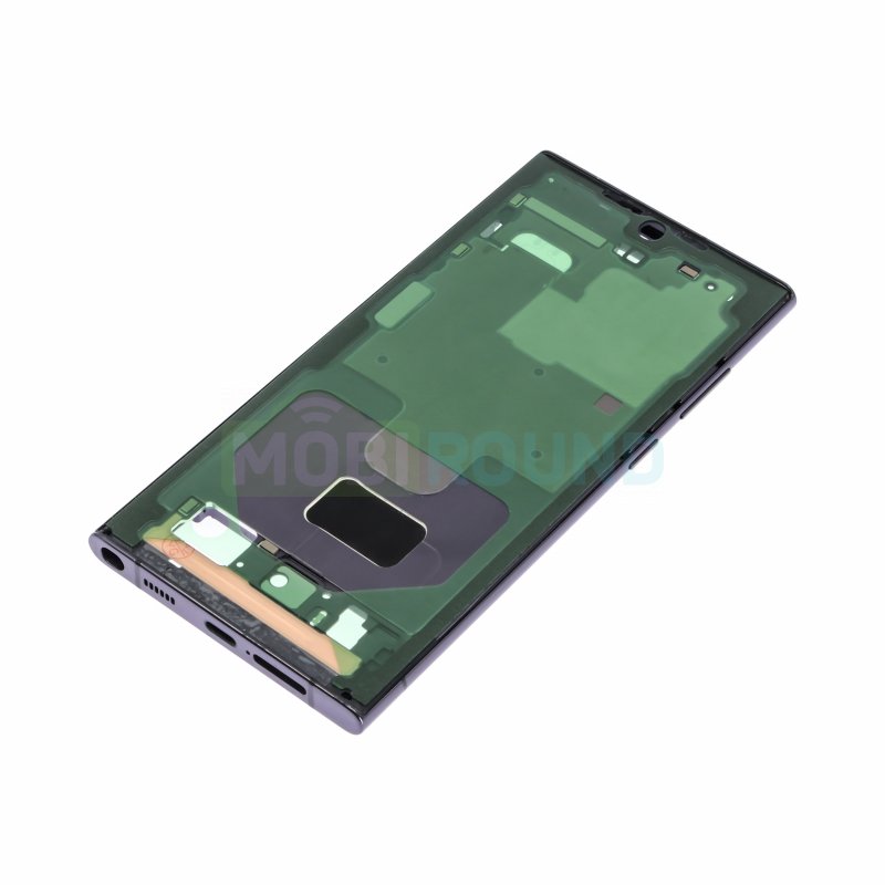 Рамка дисплея для Samsung S908 Galaxy S22 Ultra (в сборе) черный