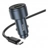 Автомобильное зарядное устройство (АЗУ) Hoco Z57B (USB+Type-C) + кабель Type-C, 3 А