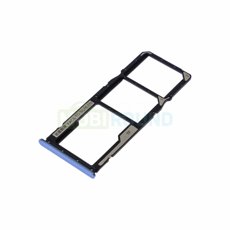 Держатель сим карты (SIM) для POCO M4 5G, синий