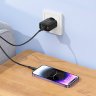 Сетевое зарядное устройство (СЗУ) Borofone BA96A (USB/Type-C) + Type-C-Lightning, 3 А