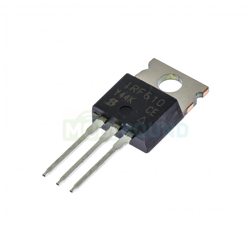 Полевой транзистор INFINEON N-MOSFET 200 В/3.3 А (IRF610 (TO-220))