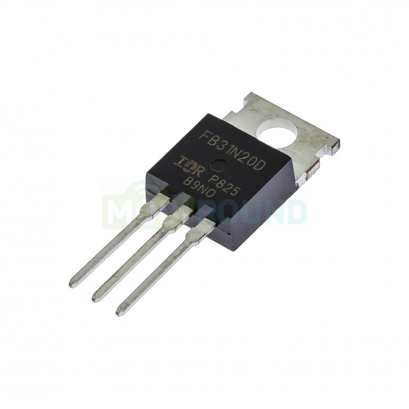 Полевой транзистор INFINEON N-MOSFET 200 В/31 А (IRFB31N20DPBF (TO-220AB))