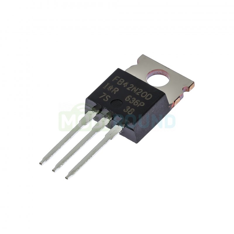 Полевой транзистор INFINEON N-MOSFET 200 В/44 А (IRFB42N20D (TO-220))