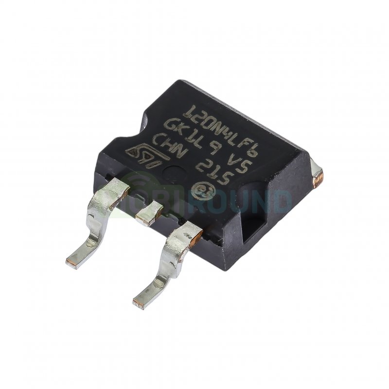 Полевой транзистор STM N-MOSFET 40 В/80 А (STB120N4LF6 (D2-PAK))