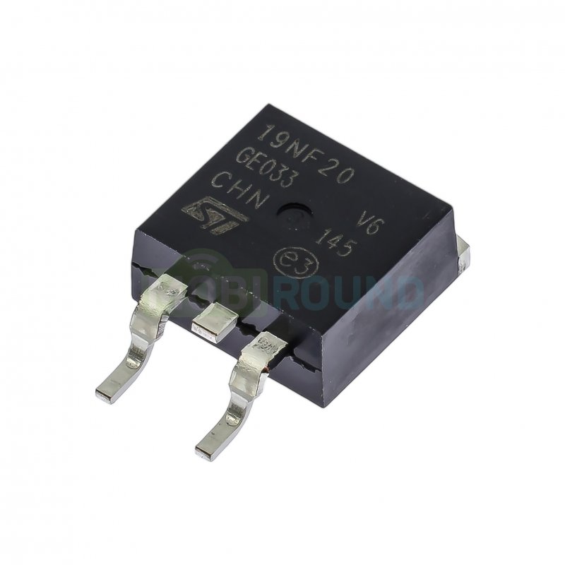 Полевой транзистор STM N-MOSFET 200 В/15 А (STB19NF20 (D2-PAK))