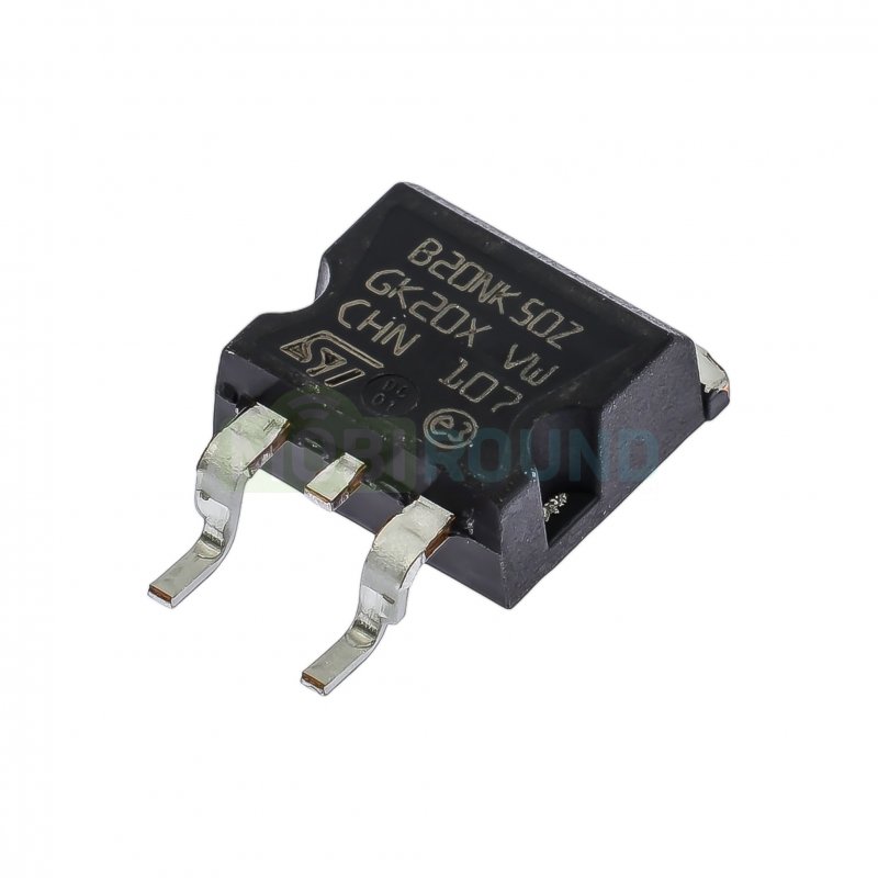 Полевой транзистор STM N-MOSFET 500 В/17 А (STB20NK50Z (D2-PAK))