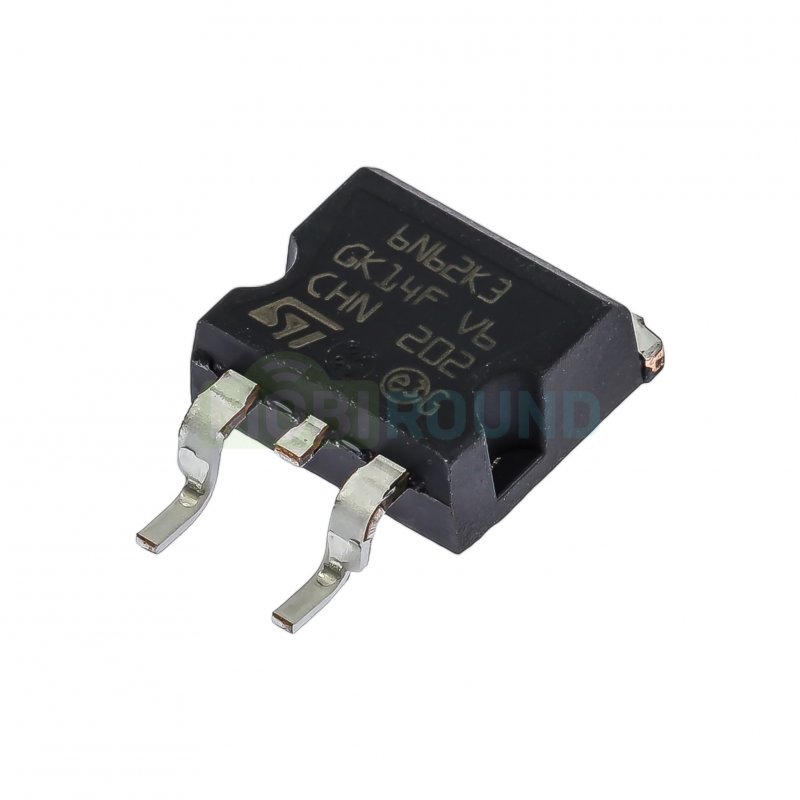 Полевой транзистор STM N-MOSFET 620 В/5.5 А (STB6N62K3 (D2-PAK))