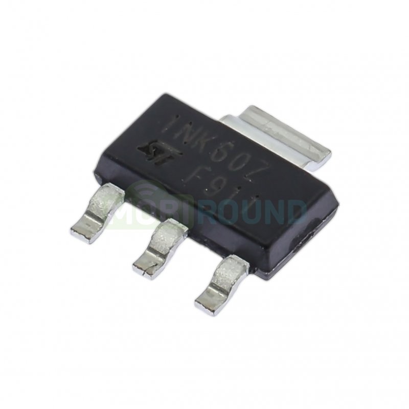 Полевой транзистор STM N-MOSFET 600 В/0.3 А (STN1NK60Z (SOT-223))