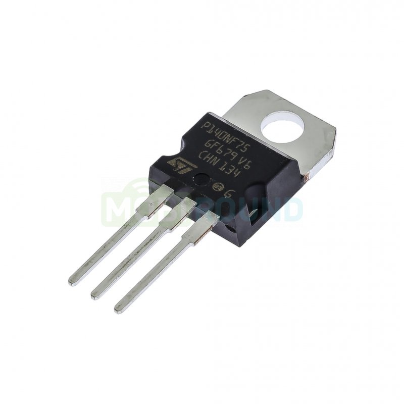 Полевой транзистор STM N-MOSFET 75 В/120 А (STP140NF75 (TO-220AB))