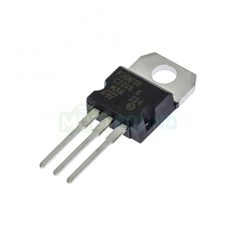 Полевой транзистор STM N-MOSFET 60 В/30 А (STP36NF06 (TO-220AB))