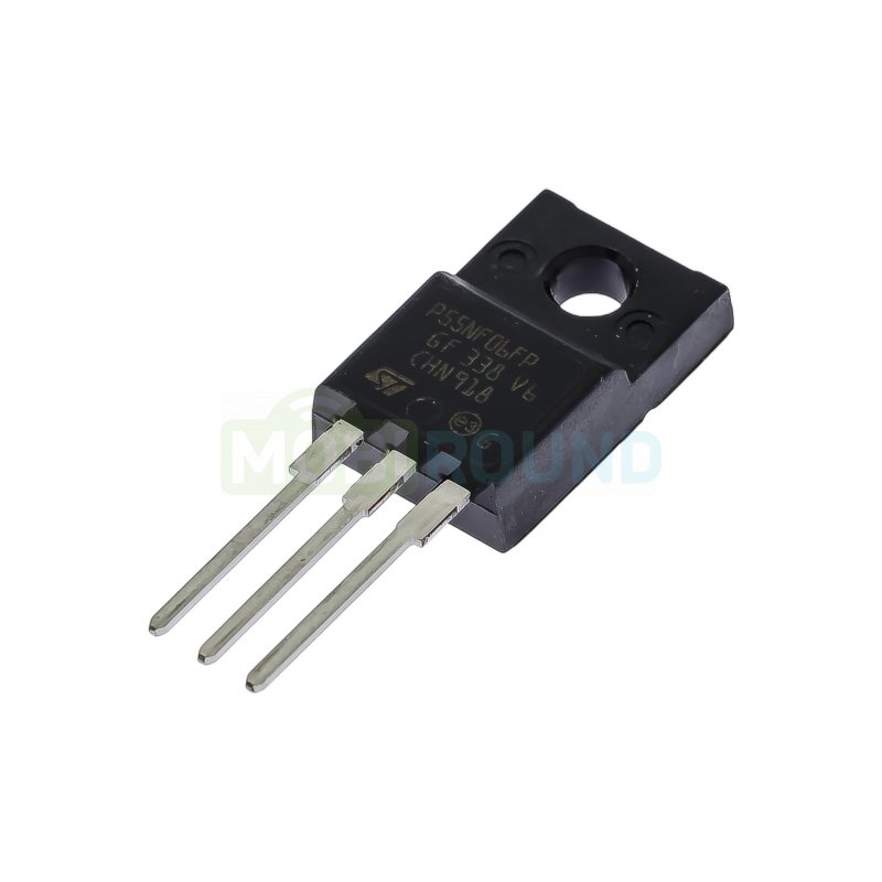 Полевой транзистор STM N-MOSFET 60 В/50 А (STP55NF06FP (TO-220FP))