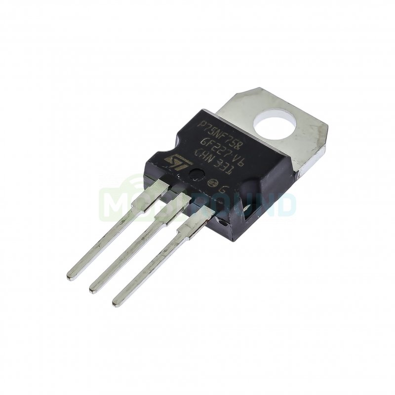 Полевой транзистор STM N-MOSFET 75 В/80 А (STP75NF75 (TO-220))